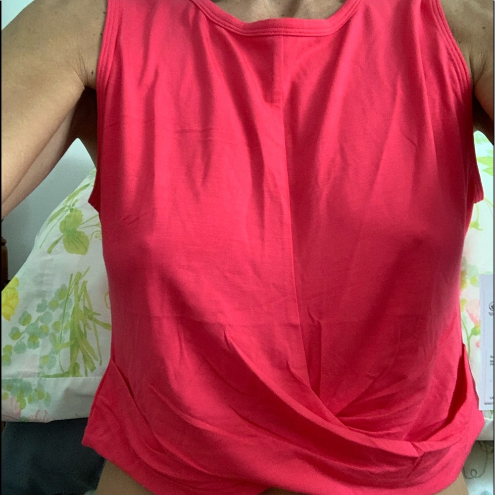 🎉HP🎉 NWOT SPIRITUAL GANGSTER Muse Crop cropped Ruby pink red tank top shirt - Picture 5 of 5